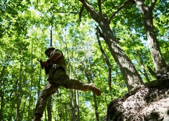 Young People Learning Bushcraft to Manage Anxiety in Uncertain Times